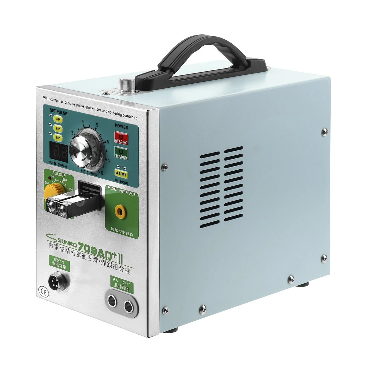 SUNKKO 709AD+ 220V 3.2KW Pulse Spot Welder Machine Battery Spot Soldering Machine 3 SUNKKO 709AD+ 220V 3.2KW Pulse Spot Welder Machine Battery Spot Soldering Machine