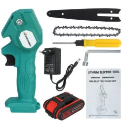 VIOLEWORKS 88VF 1200W 6 Inch Electric Cordless One-Hand Saw Chain Saw Woodworking Tool Kit -Home-Tools a416e3c1 03b4 4de4 aa32 57e1c2f277ff