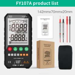 FUYI Professional 6000 Counts Digital Multimeter 1000V AC DC Voltage Meter Ohm Hz NCV Live ℃ μF Duty Multimetro FY107A FY107B FY107C -Home-Tools a7493955 0575 43a3 84eb 066a43656fe7