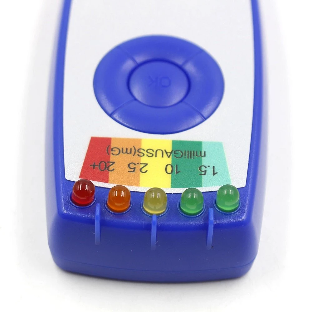 Portable Electromagnetic Radiation Tester Field EMF Gauss Meter Ghost Hunting Tester With 5 LEDs 8 Portable Electromagnetic Radiation Tester Field EMF Gauss Meter Ghost Hunting Tester With 5 LEDs - Image 6