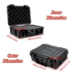 Waterproof Hard Carry Tool Case Bag Storage Box Camera Photography Sponge Tool Case -Home-Tools a9774a0a 0759 488a 9887 67437d9ecfc4
