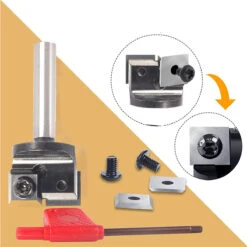 Hard Alloy Router Bit Versatile Woodworking Milling Cutters Two-Blade Vertical Milling Tools -Home-Tools ab55ac8b 20e8 4396 a785 93bd7be0f68c