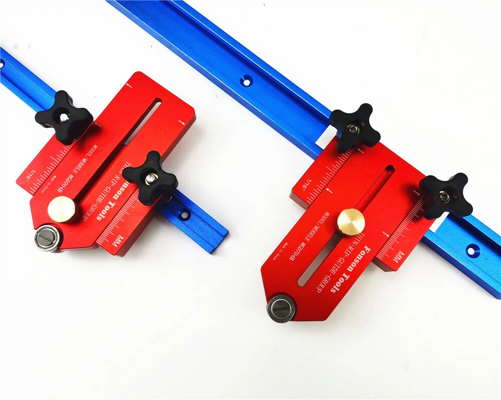 FONSON Upgrade Extended Woodworking Thin Rip Guide Lengthen Table Saw Fast Cutting Limit Fence Workbench T Track Guide 11 FONSON Upgrade Extended Woodworking Thin Rip Guide Lengthen Table Saw Fast Cutting Limit Fence Workbench T Track Guide - Image 9