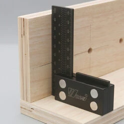 Wnew MM/Inch Precision Woodworking Square Aluminum Alloy Ruler Carpenter Line Drawing Marking Gauge Hole Scribing Ruler -Home-Tools ad729b82 0ac9 431c 87c5 ff35d8f10822