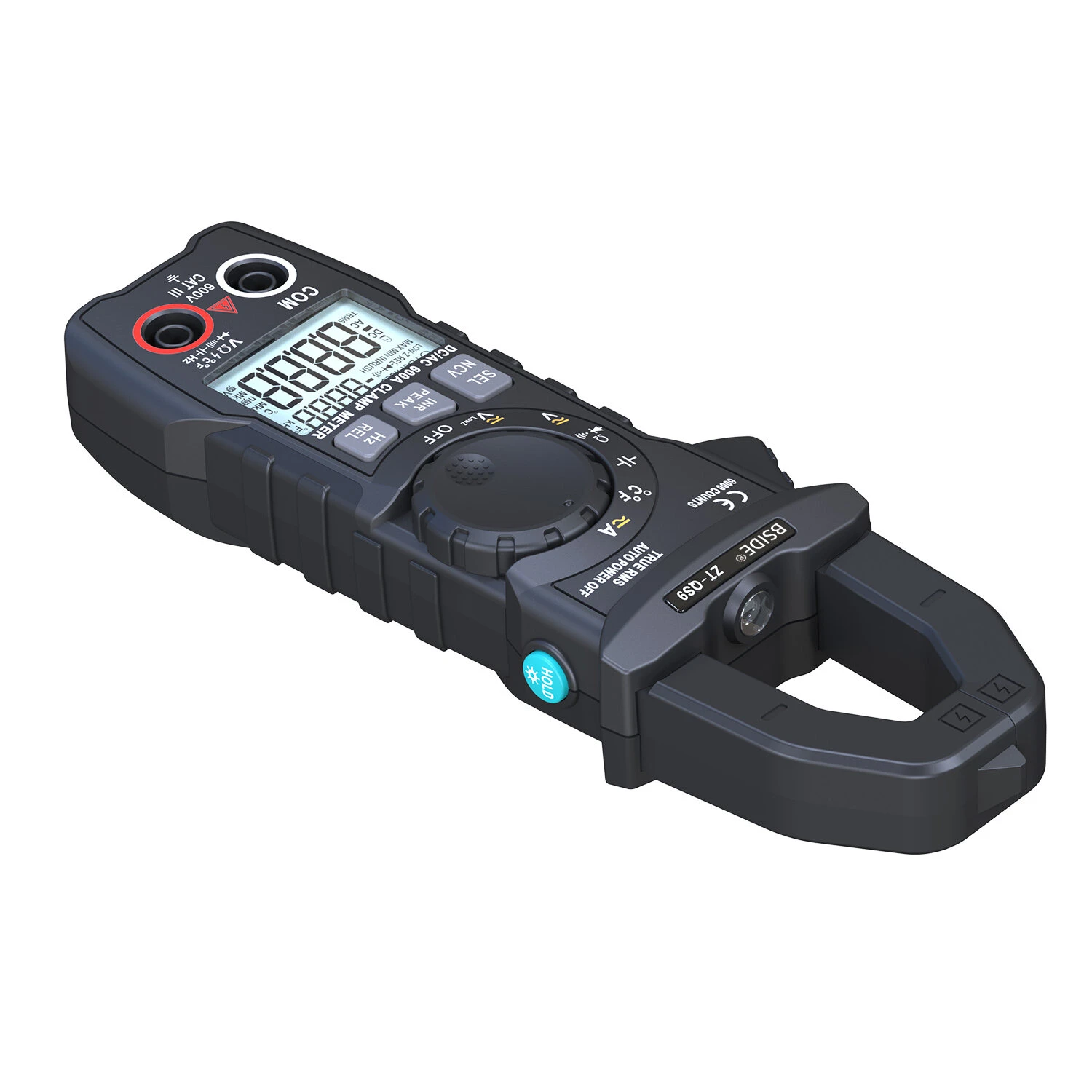 BSIDE ZT-QS9 Digital Clamp Meter 600A Current True RMS Smart Plier Ammeter Auto Rang 6000 Counts Multimeter DC AC Voltage Hz Ohm NCV Tester 6 BSIDE ZT-QS9 Digital Clamp Meter 600A Current True RMS Smart Plier Ammeter Auto Rang 6000 Counts Multimeter DC AC Voltage Hz Ohm NCV Tester - Image 4