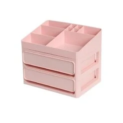 Front Page 46 2/3 Layers Storage Box PP Table Tidy Desktop Organizer Drawer Case Makeup Display Holder