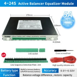 SUNKKO 5A With Shell Current Ternary Iron Lithium Battery 4-24 Series Active Balance Plate Pressure Difference Balance Capacity Repair Protection Restorer -Home-Tools b1dca03a 25da 49f8 9769 8ac3ad3bd5a6