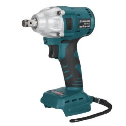 Drillpro Brushless Electric Wrench 1/2 Inch Drive 280N⋅m Torque 0-2700RPM Variable Speed Cordless Compatible With Mak 18V Battery Lightweight Design