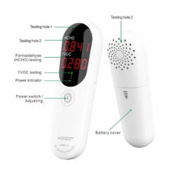 JMS11 Digital Air Quality Monitor High Precision Formaldehyde TVOC Tester With LED Display Wide Testing Range Portable Design -Home-Tools b73e1532 4d72 4bd6 8b73 f87152cf6630