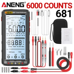 ANENG 681 Rechargable Digital Professional Multimeter Non-contact Voltage Tester AC/DC Voltage Meter Touch Screen Current Tester -Home-Tools b8594bff 087e 4837 a12a 26509c9bd61f