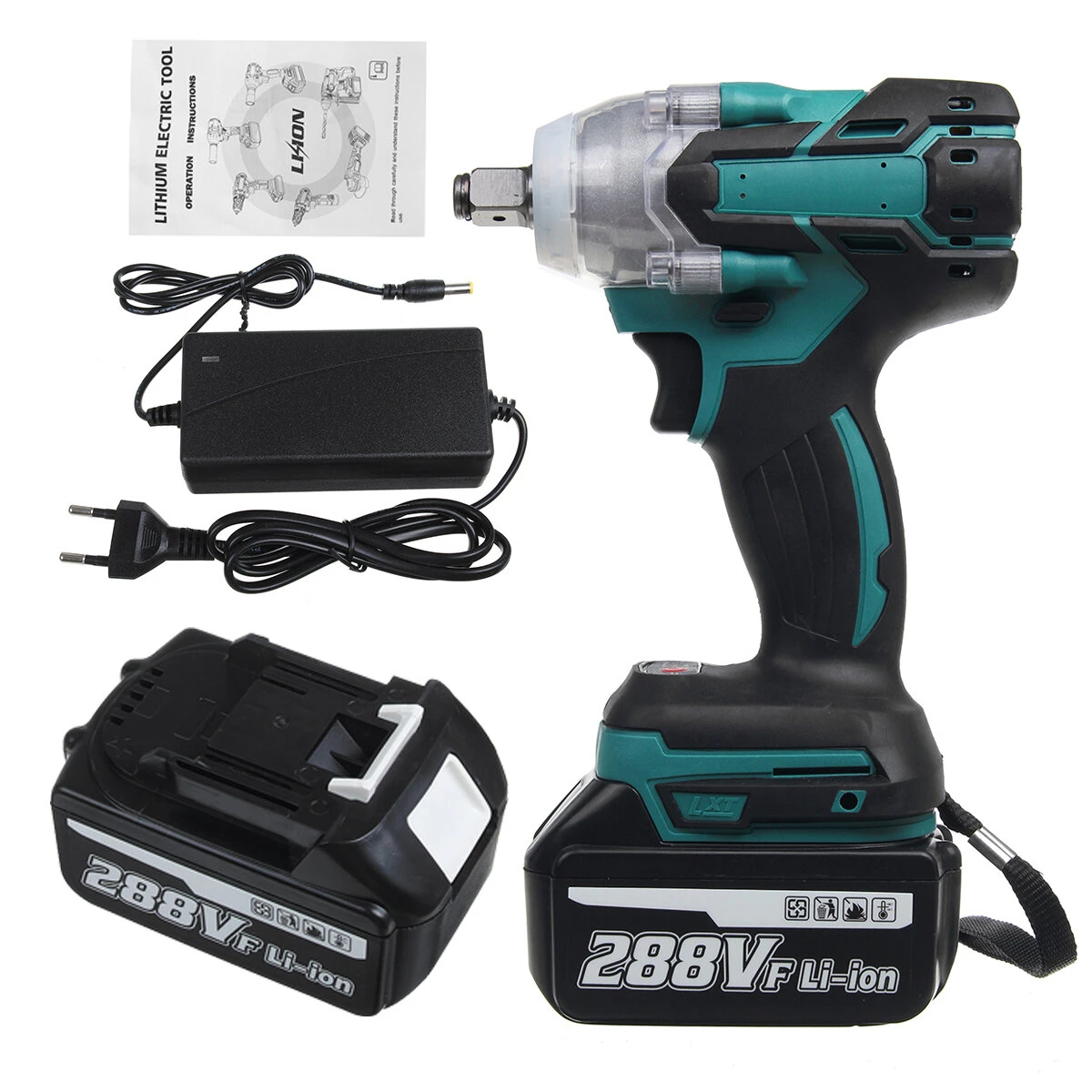 VIOLEWORKS 288VF 1/2'' Electric Cordless Brushless Impact Wrench With 1/2 Battery 3 VIOLEWORKS 288VF 1/2'' Electric Cordless Brushless Impact Wrench With 1/2 Battery