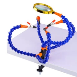 Bench Vise Table Clamp Soldering Station With 5Pc Flexible Arms Soldering Iron Holder Pcb Welding Repair Third Hand Tool -Home-Tools ba4d97c6 bea2 442b b4ac ff4c7a780549