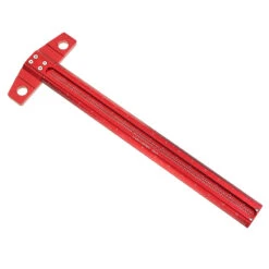 XIUYI 16/24 Inch Woodworking Line Drawing T Ruler Hole Ruler 90° Right Angle Line Drawing Ruler Woodworking Measuring Hole Positioning Ruler