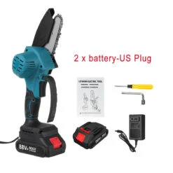 4" 88VF Cordless Electric Chainsaw Rechargeable Woodworking Saw Wood Cutter W/ None/1/2 Battery For Makita -Home-Tools bb8cbc9f 1cb3 4c2a b7c4 2ffe3d683d27