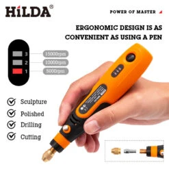 HILDA 3.6V Cordless Mini Drill Rotary Power Tools 3 Gears Compact And Versatile 5000/10000/15000rpm 3.2mm Chuck Size Lightweight Portable And Easy To Use Ideal For DIY Projects 11 HILDA 3.6V Cordless Mini Drill Rotary Power Tools 3 Gears Compact And Versatile 5000/10000/15000rpm 3.2mm Chuck Size Lightweight Portable And Easy To Use Ideal For DIY Projects -Home-Tools bcf0ff7d 69ee 4fe2 bfab 39a91687b199