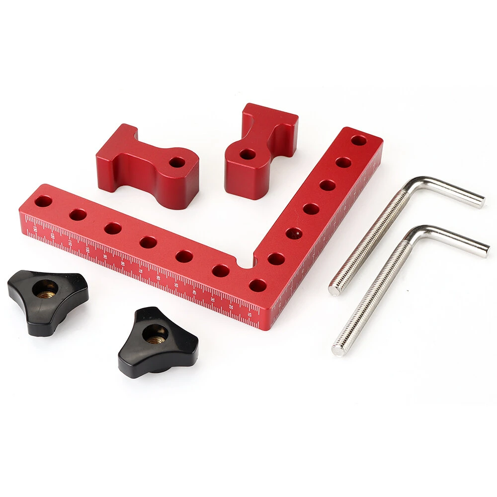 VEIKO 2 Set Woodworking Precision Clamping Square L-Shaped Auxiliary Fixture Splicing Board Carpenter Square Ruler Woodworking Tool 7 VEIKO 2 Set Woodworking Precision Clamping Square L-Shaped Auxiliary Fixture Splicing Board Carpenter Square Ruler Woodworking Tool - Image 5