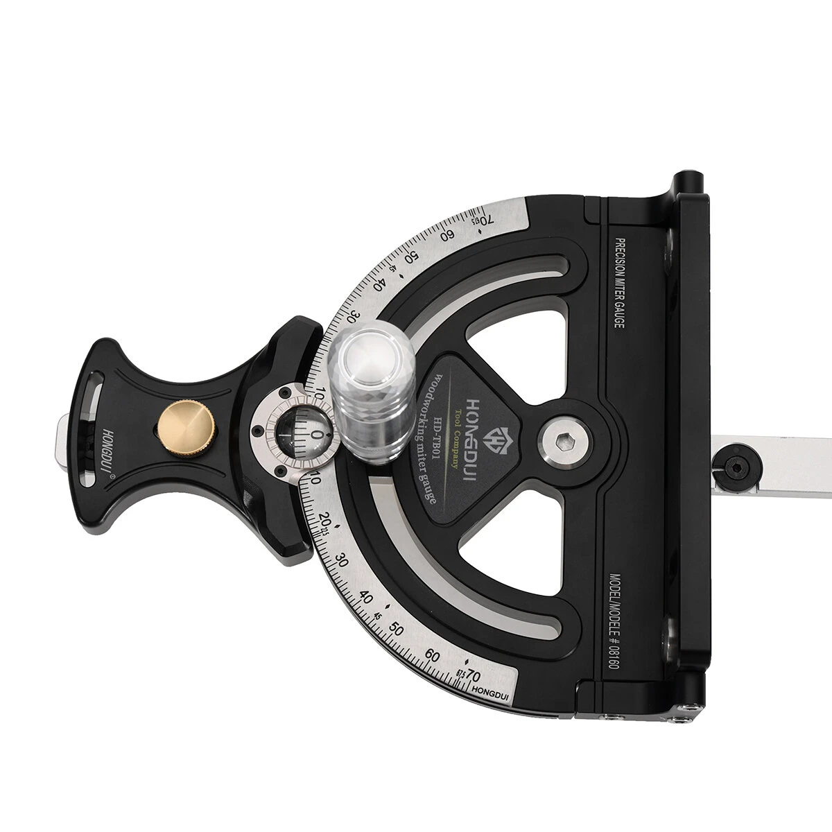 HONGDUI HD-TB01 Precision Miter Gauge 0-70 Degree Woodworking Table Saw Push Handle 70 Angles Assembly Angle Ruler With Quick 0° 22.5° 45° 67.5° Setting 9 HONGDUI HD-TB01 Precision Miter Gauge 0-70 Degree Woodworking Table Saw Push Handle 70 Angles Assembly Angle Ruler With Quick 0° 22.5° 45° 67.5° Setting - Image 7