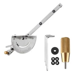 Drillpro Upgraded Brass Handle Miter Gauge Assembly Ruler With T-track For Table Saw Router Woodworking -Home-Tools c161412f 820f 4812 a02b 43de58668198