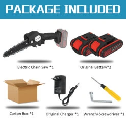 VIOLEWORKS 88VF 1200W 6 Inch Electric Cordless One-Hand Saw Chain Saw Woodworking Tool Kit -Home-Tools c1e7bf56 b6cb 4b06 90a3 ad24871d6ddc