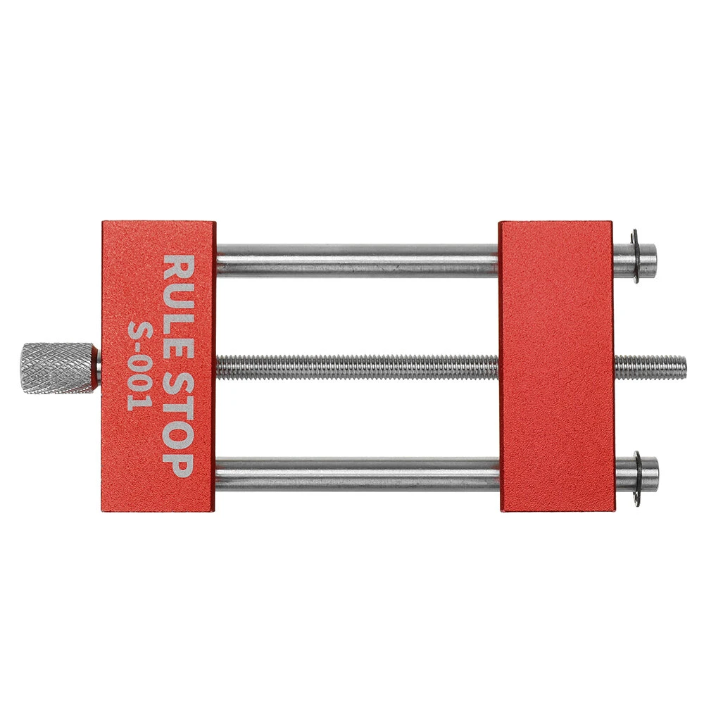 Aluminum Alloy Woodworking Rule Stop Wood Marking Gauge Woodworking Scriber Ruler 8 Aluminum Alloy Woodworking Rule Stop Wood Marking Gauge Woodworking Scriber Ruler - Image 6