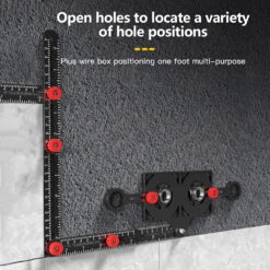 6/9/12 Fold Aluminium Alloy Angle Ruler Finder Measuring Ruler Perforated Mold Template Tool Locator Drill Guide Tile Hole 13 6/9/12 Fold Aluminium Alloy Angle Ruler Finder Measuring Ruler Perforated Mold Template Tool Locator Drill Guide Tile Hole -Home-Tools c2c87080 3012 4419 b448 309d1903bac3