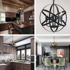 Antique Style Industrial Vintage Lighting Ceiling Chandelier 4 Lights Decorative Luminaire Metal Hanging Fixture -Home-Tools c30a8f26 7ab1 44fb 9f50 29aea347e427