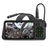 VISHRT 7.9mm Dual Lens 4.5-inch IPS Color Screen Industrial Borescope Waterproof Inspection Camera 3.5/5/10M Rigid Cable