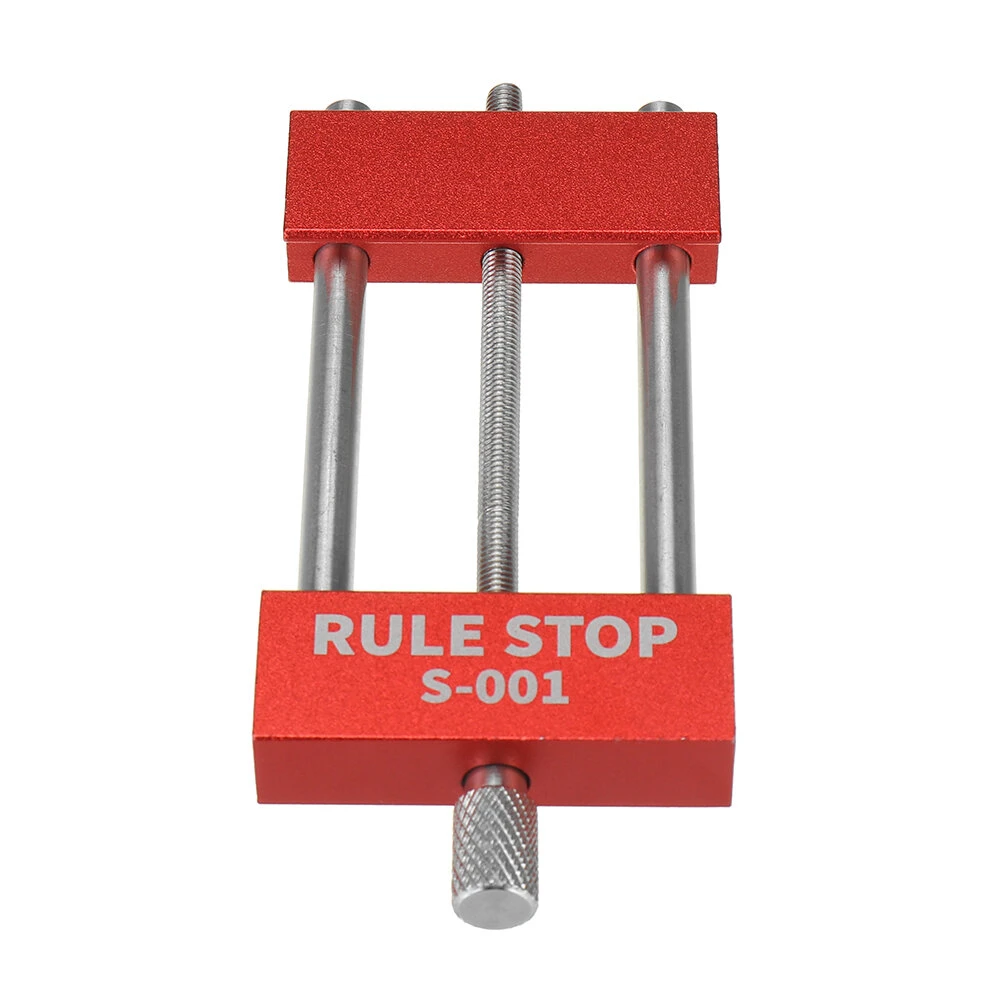 Aluminum Alloy Woodworking Rule Stop Wood Marking Gauge Woodworking Scriber Ruler 5 Aluminum Alloy Woodworking Rule Stop Wood Marking Gauge Woodworking Scriber Ruler - Image 3