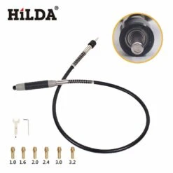 HILDA Flexible Shaft Fits Rotary Grinder Tool For Dremel 400W Rotary Tools 110cm With 6 Chuck For Dremel Accessories