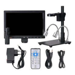 Mustool 10.1 Inch LCD HD Video Microscope With 150X C Mount Lens Electronic Microscope Camera With Metal Stand Professional Repair Tools -Home-Tools c8166e7d 795d 4ec3 9070 a62385ef48fd