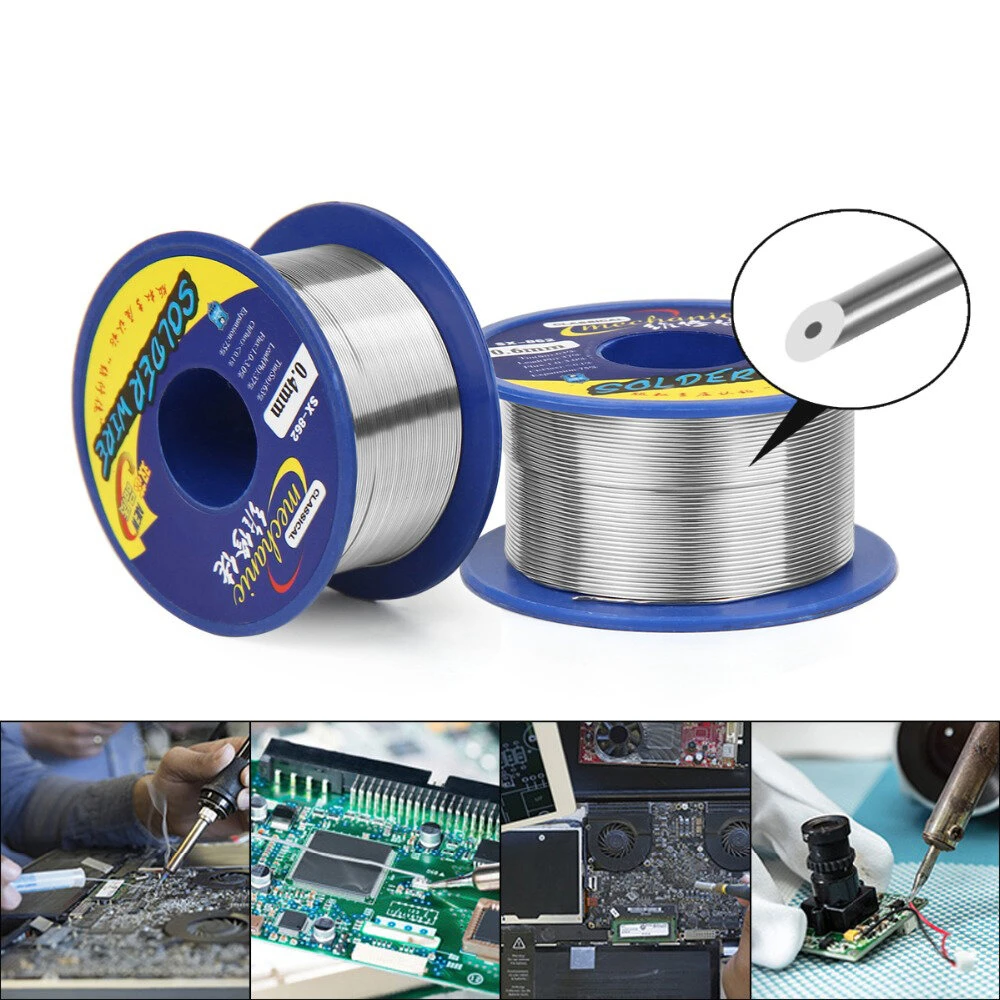 MECHANIC 60g Solder Wire 0.3/0.4/0.5/0.6/0.8/1.0/1.2mm 63/37 Rosin Core Tin Lead 183℃ Welding Flux 1.0-3.0% Iron Cable Reel 5 MECHANIC 60g Solder Wire 0.3/0.4/0.5/0.6/0.8/1.0/1.2mm 63/37 Rosin Core Tin Lead 183℃ Welding Flux 1.0-3.0% Iron Cable Reel - Image 3
