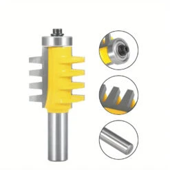 1pc 6.35mm 12.7mm 1/2inch 1/4 Inch Shank Rail Reversible Finger Joint Glue Router Bit Cone Tenon Woodwork Cutter Power Tools Wood Router Cutter -Home-Tools c9fbb9e5 6ec0 4172 b74b 34c3e8b36424