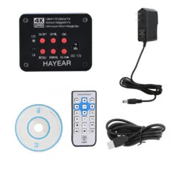 HAYEAR 4K Industrial Microscope Camera HDMI USB Outputs 180X C-mount Lens 144 LED Light Big Boom For PCB Repair Soldering -Home-Tools caa77caa a458 4111 a19f fd2ea937dec7