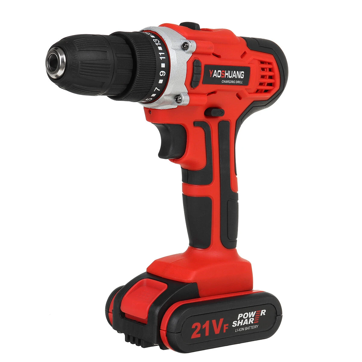 12/18/21V Electric Power Torque Impact Drill Cordless Hammer Screwdriver 25+3 35NM-56NM Power Tool W/ 1pc Battery 5 12/18/21V Electric Power Torque Impact Drill Cordless Hammer Screwdriver 25+3 35NM-56NM Power Tool W/ 1pc Battery - Image 3