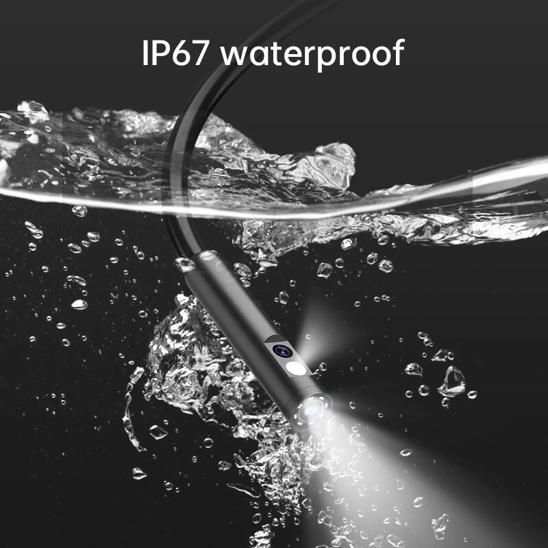 ANESOK W200 8mm Dual Lens 2K Wifi Wireless Endoscope Inspection Camera Borescope 1/5/10M Tube For Underwater Vent Pipe Car Repair 8 ANESOK W200 8mm Dual Lens 2K Wifi Wireless Endoscope Inspection Camera Borescope 1/5/10M Tube For Underwater Vent Pipe Car Repair - Image 6