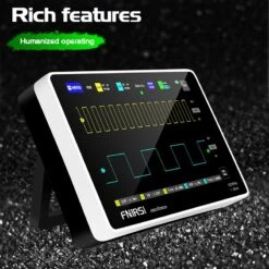 FNIRSI 1013D 7-inch Digital 2 Channels Tablet Oscilloscope 100M Bandwidth 1GS/s Sampling Rate 800x480 Resolution Capacitor Screen Touch + Gesture Operation Oscilloscopes -Home-Tools cd06bc94 e443 4aa3 b56a bba4a84ee87c