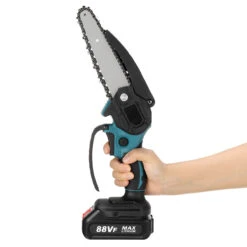 88VF 4000RPM 6'' Cordless Electric Chainsaw Wood Cutter Saw W/ None/1/2 Battery For Makita 18V Battery -Home-Tools ce4280e4 7800 43e3 8b82 9576f9df88d9