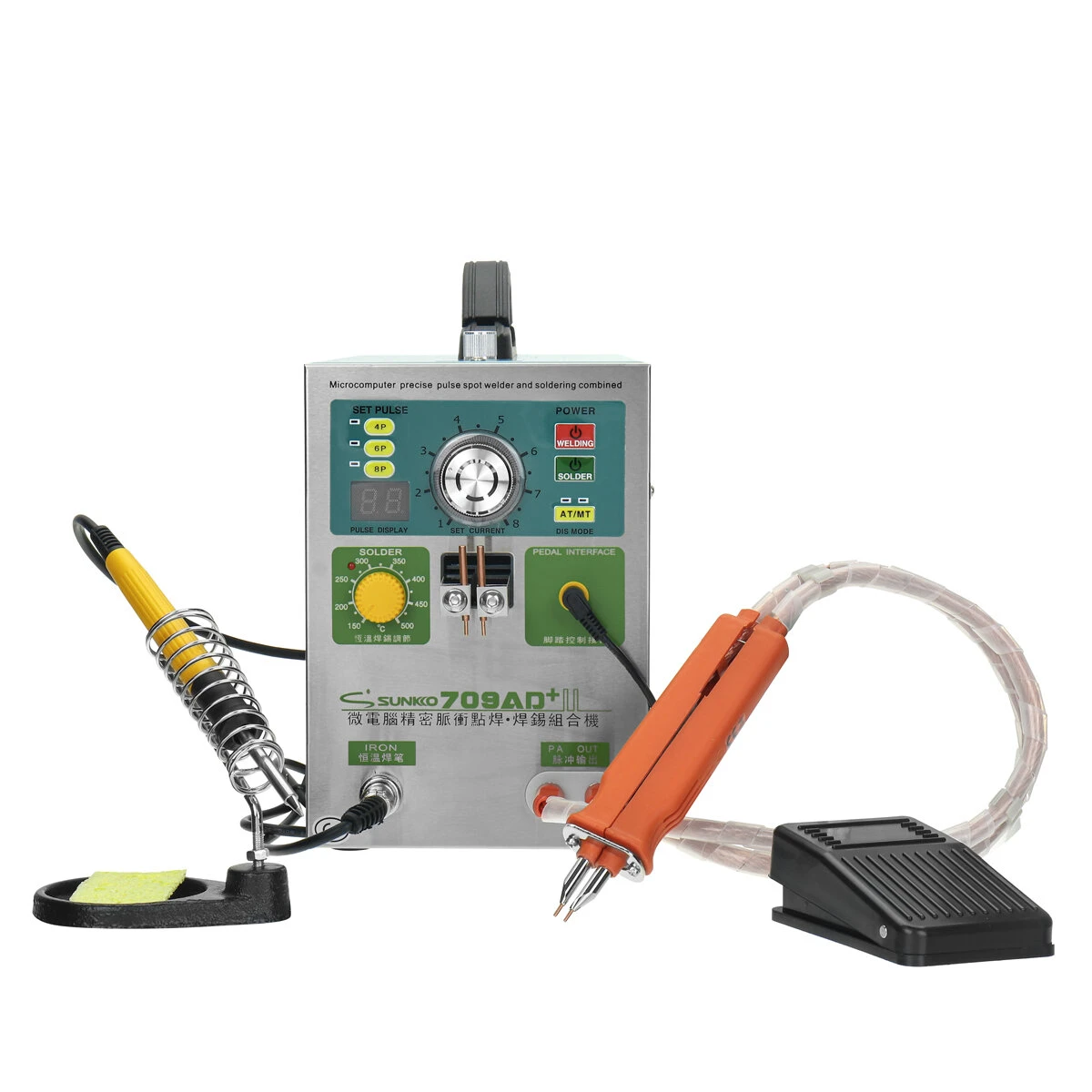 SUNKKO 709AD+ 220V 3.2KW Pulse Spot Welder Machine Battery Spot Soldering Machine 7 SUNKKO 709AD+ 220V 3.2KW Pulse Spot Welder Machine Battery Spot Soldering Machine - Image 5
