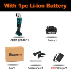 MUSTOOL Rubber + ABS + Steel 388VF 1600W 125mm Makiita Blue Brushless Electric Polisher -Home-Tools d0489b21 6759 4232 a113 9a7a3c3e73a0