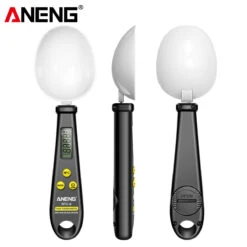 ANENG HTC-6 Multifunctional Kitchen Tool Electronic Weighing Spoon With Integrated Food Thermometer Precise Gram/Ounce/Pound Conversion Durable ABS And Stainless Steel