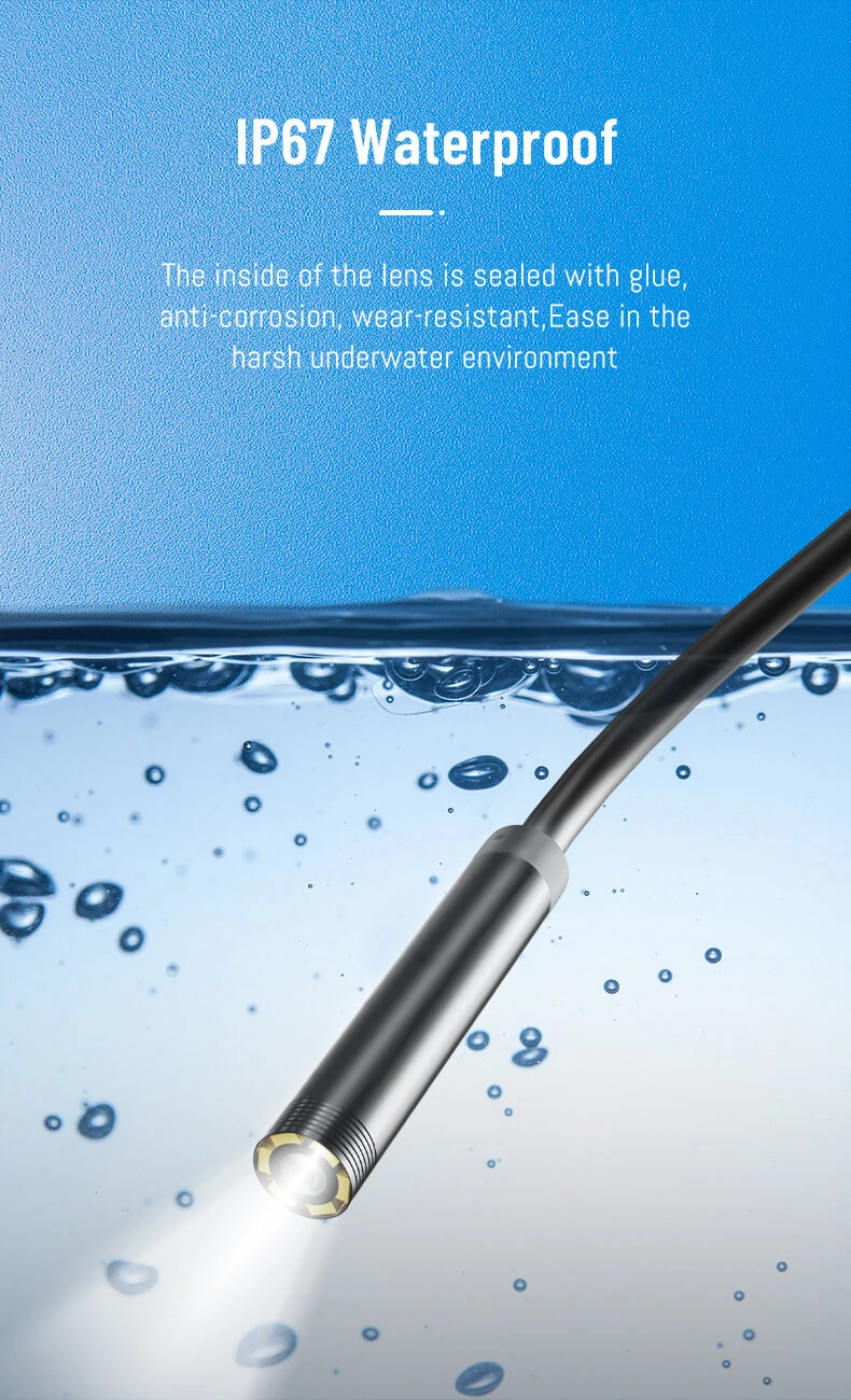 8MM Endoscope 8 LED Light Waterproof Type-C Direct Borescope IP67 Rated 1 MP Pixel Flexible/Hard Wire High-Resolution Imaging Versatile 9 8MM Endoscope 8 LED Light Waterproof Type-C Direct Borescope IP67 Rated 1 MP Pixel Flexible/Hard Wire High-Resolution Imaging Versatile - Image 7