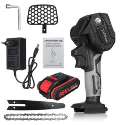 VIOLEWORKS 6 Inch Portable Electric Pruning Saw Rechargeable One-hand Woodworking Electric Chain Saws W/ 1/2 Battery -Home-Tools d3b6708e 9a40 49ba 8ac2 e64fc9c4e7b3