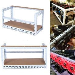 5 GPU Steel Frame Mining Rig Case Open Air Mining Crypto Coin Litecoin Bitcoin Ethereum -Home-Tools d5562c2e 7bfc 47f9 b25c f9274ba9e9d1