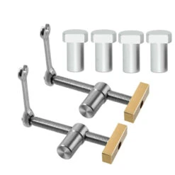 19mm/20mm 2PCS Woodworking Desktop Clip With 4 PCS Dog Holes Stop Fast Fixed Dog Hole Clip Clamp Brass Stainless Steel Fixture Vise Benches Joinery Carpenter Tool -Home-Tools d75644b7 5423 48f7 b98b d458c72e1f1c 1