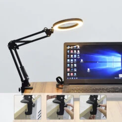 DANIU Flexible Desk Large 5X USB LED Magnifying Glass 33cm+33cm Bracket 3 Colors Illuminated Magnifier Lamp Loupe -Home-Tools d7687a5e 6dc1 473f b488 1b17dd5d7838
