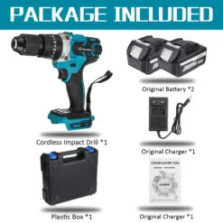 VIOLEWORKS 288VF 3 In 1 Cordless Electric Impact Drill Driver Brushless Driver Drill Hammer With EU Plug LED Working Light -Home-Tools dc4e59c9 4885 4799 94db e59b74743bb4