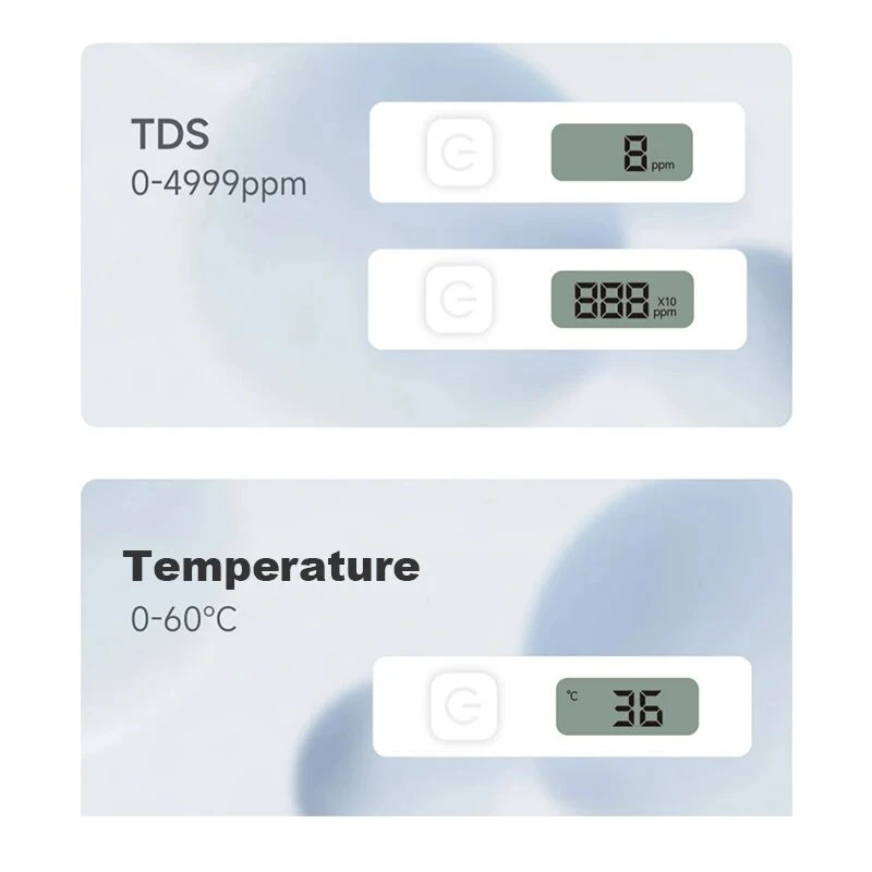 DUKA TDS PH Meter PH TDS EC Meter Range 0-4999ppm Temperature 0-80 Centigrade Meter Digital Water Quality Monitor Tester 8 DUKA TDS PH Meter PH TDS EC Meter Range 0-4999ppm Temperature 0-80 Centigrade Meter Digital Water Quality Monitor Tester - Image 6