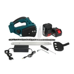 388VF 5000W 10 Inch Portable Electric Chain Saw Pruning Chain Saw Rechargeable Woodworking Power Tools Wood Cutter W/ 1/2 Battery EU Plug -Home-Tools dd43f38b 0c3c 43f4 b98a dccfb4b1c51e