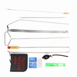 9pcs Universal Car Door Key Lost Lock Out Emergency Open Unlock Tool Security Lock Air Pump