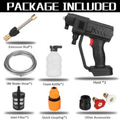 88VF High Pressure Cordless Washer Spray Washer Water Cleaner Wireless High Pressure Car Wash Water Gun 25 88VF High Pressure Cordless Washer Spray Washer Water Cleaner Wireless High Pressure Car Wash Water Gun -Home-Tools e270b3f8 7e3e 48e3 ad6b b2ed549d5a52